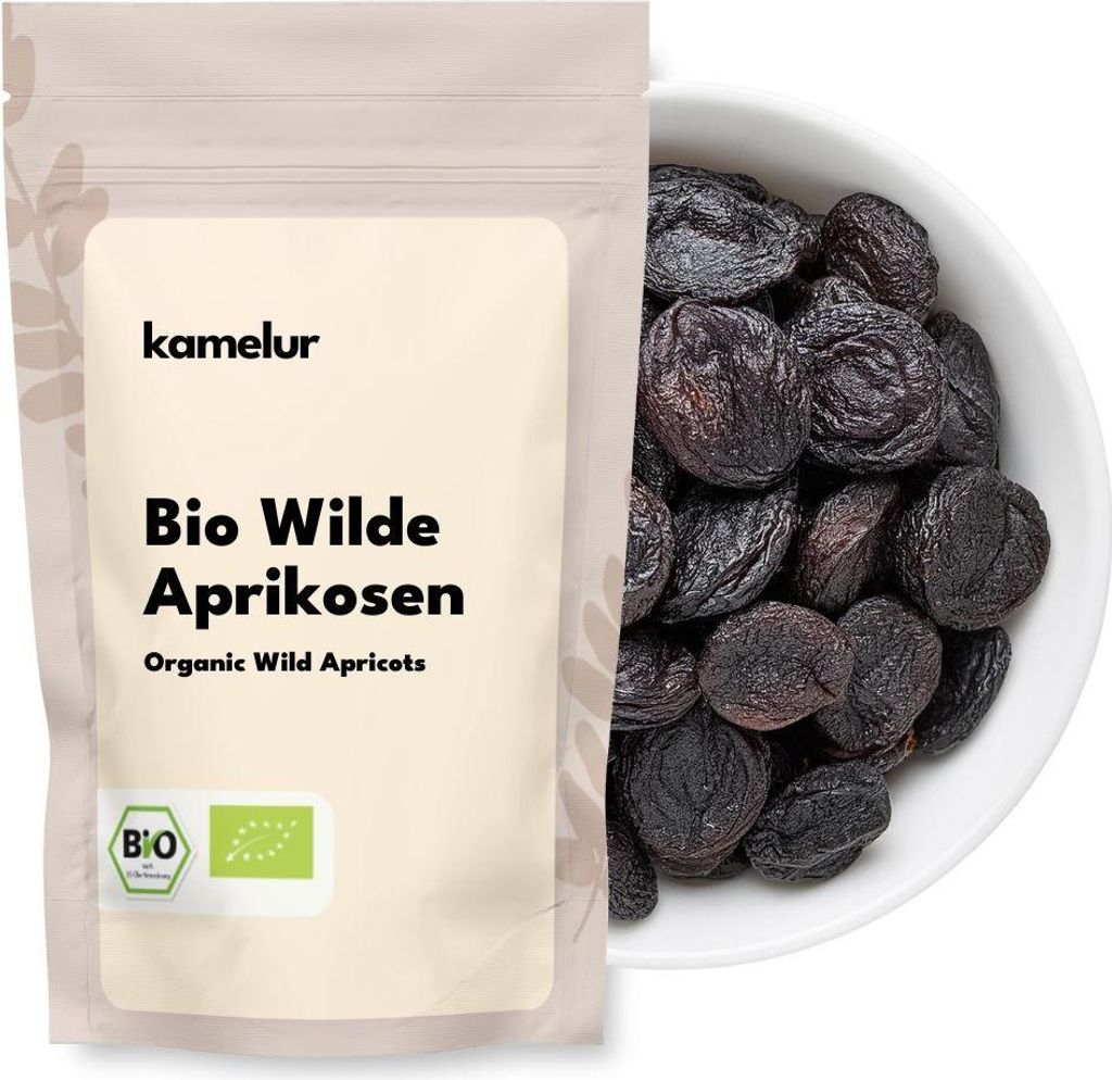 Kamelur® organic dried wild apricots 1 kg 1000g