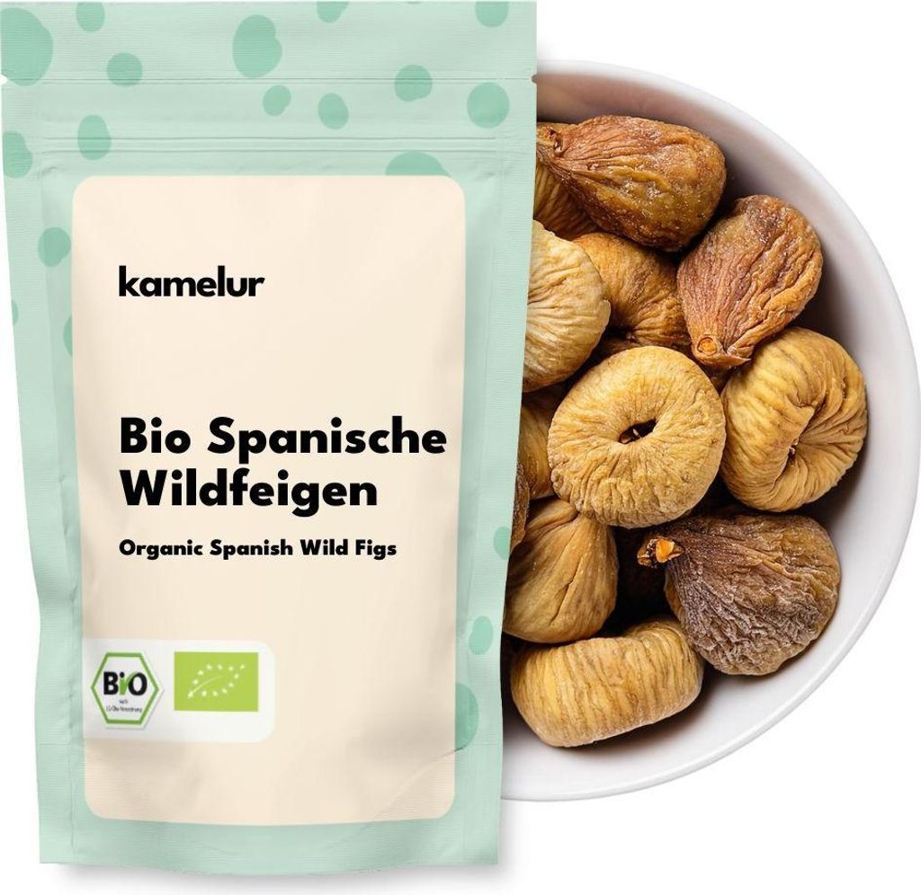 Kamelur® Organic Dried Wild Figs 1 kg 1000g