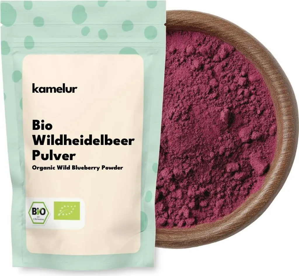 Kamelur® organic wild blueberry powder 1 kg 1000g
