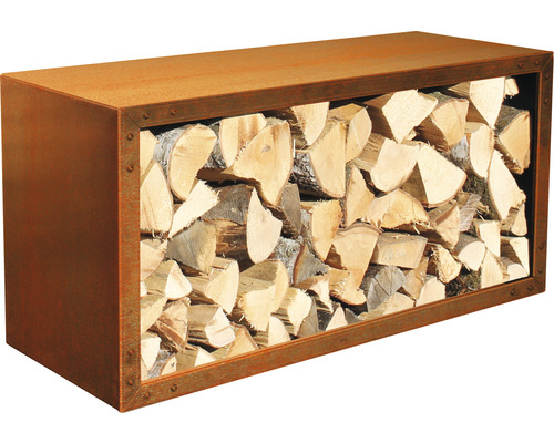 Firewood shelf Palatino Woodpecker PRO 100 x 40 x 50 cm brown