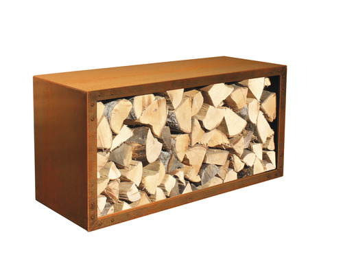Firewood shelf Palatino Woodpecker PRO 150 x 40 x 50 cm brown