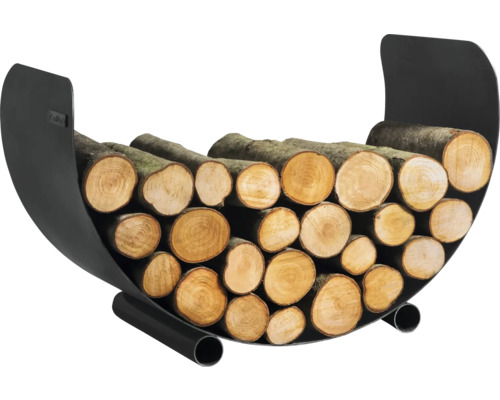 Firewood shelf Turyn Cook King 70 x 45 cm black