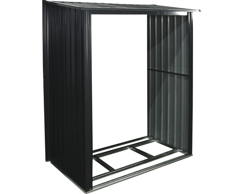 Hornbach Firewood shelter 153 x 81 x 170 cm anthracite