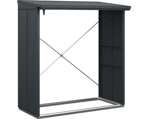 Firewood shelter Hörmann EcoStar Elegant-V Type 2 181.4 x 102.5 x 198.0 cm anthracite