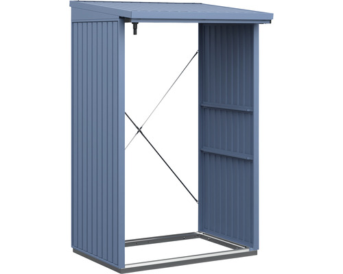 Firewood shelter Hörmann EcoStar Trend-V type 1 122.7 x 102.5 x 198.0 cm dove blue