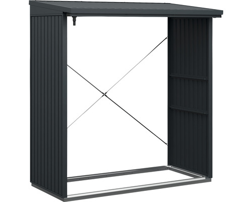Firewood shelter Hörmann EcoStar Trend-V Type 2 181.4 x 102.5 x 198.0 cm anthracite