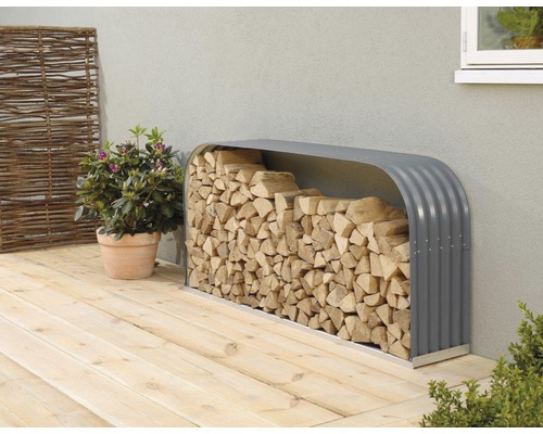 Firewood shelter Vitavia Ardor 401 flat 210x40x100 cm granite