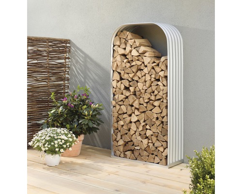 Firewood shelter Vitavia Ardor 401 high 99x40x200 cm blank