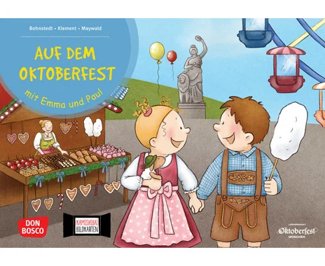 Kamishibai picture cards “At the Oktoberfest with Emma and Paul”