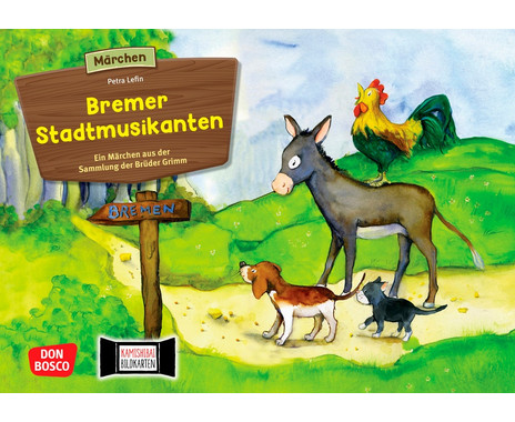 Kamishibai picture cards "The Bremen Town Musicians"