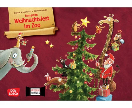 Don Bosco Kamishibai picture cards “The Big Christmas Celebration at the Zoo”