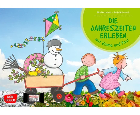 Kamishibai picture cards “Experiencing the seasons with Emma and Paul”