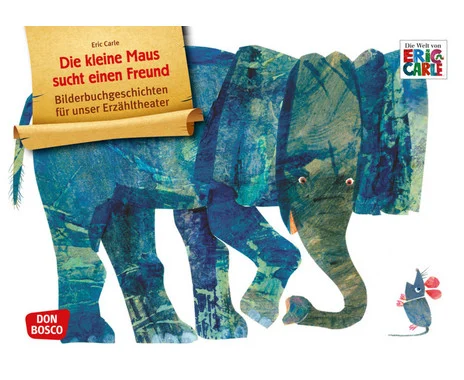 Kamishibai picture cards "The little mouse is looking for a friend"
