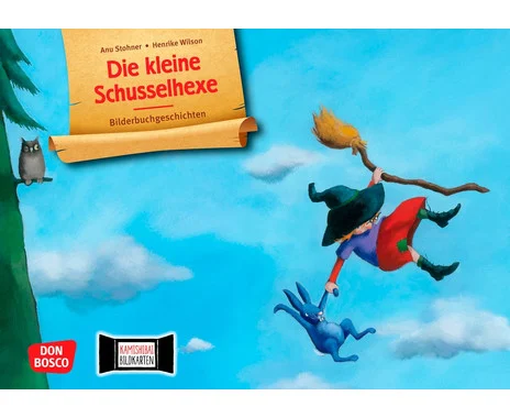 Kamishibai picture cards “The Little Clumsy Witch”