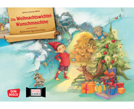 Kamishibai picture cards “The Christmas Elf Wish Machine”