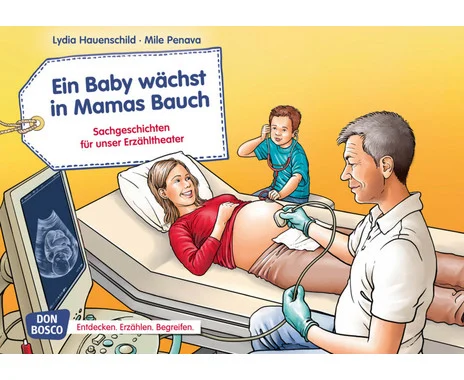 Kamishibai picture cards “A baby grows in mommy’s tummy”