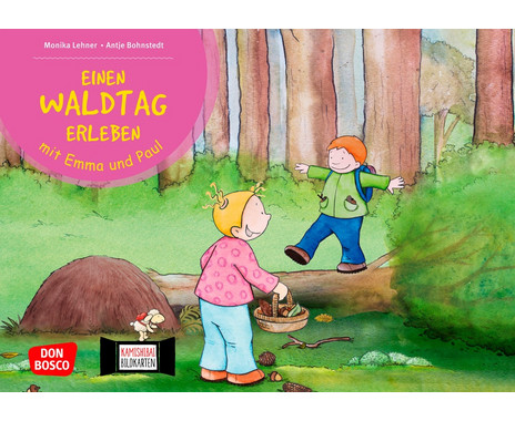 Kamishibai picture cards “Experiencing a day in the forest with Emma and Paul”