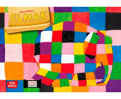 Kamishibai picture cards “Elmar”