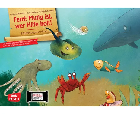 Kamishibai picture cards “Ferri: Brave is he who seeks help!”