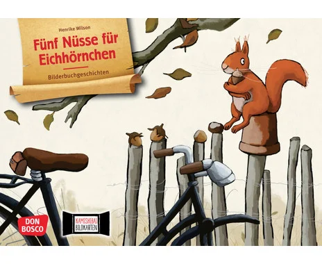 Don Bosco Kamishibai picture cards “Five Nuts for Squirrels” 520g