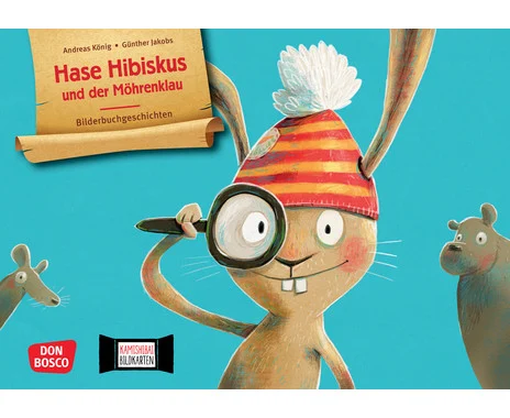 Kamishibai picture cards “Hare Hibiscus and the Carrot Theft”