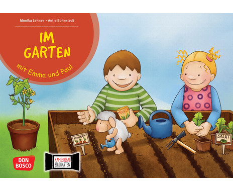 Kamishibai picture cards “In the garden with Emma and Paul”