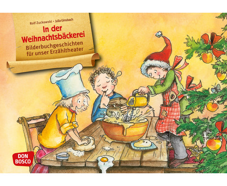 Kamishibai picture cards “In the Christmas Bakery”