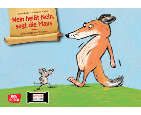 Kamishibai picture cards “No means no, says the mouse”