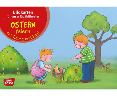 Kamishibai picture cards “Celebrating Easter with Emma and Paul”
