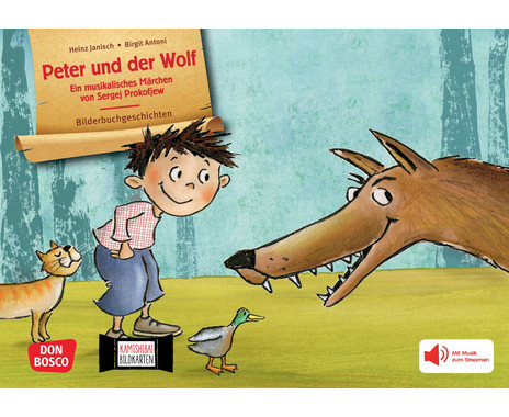 Kamishibai picture cards “Peter and the Wolf”