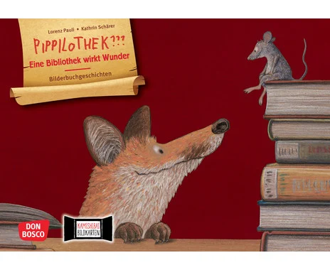 Kamishibai picture cards “Pippilothek??? A library works wonders”