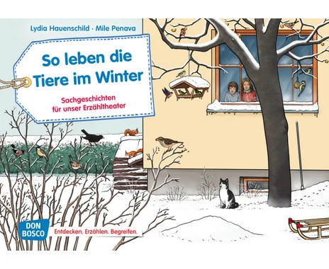 Kamishibai picture cards “How animals live in winter”