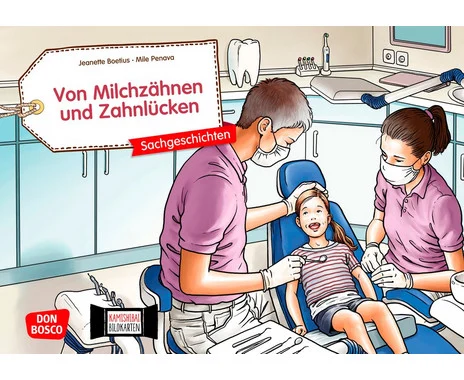 Kamishibai picture cards “About milk teeth and gaps in teeth”