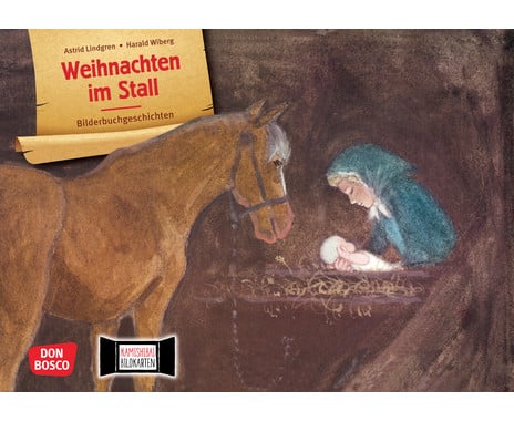 Kamishibai picture cards “Christmas in the stable”