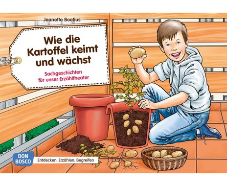 Kamishibai picture cards “How the potato germinates and grows”
