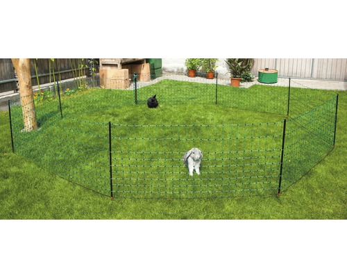 Kerbl Rabbit net single tip electrifiable 50 m x 65 cm green