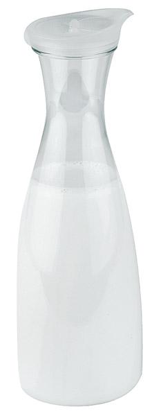 APS Jug D: 11 cm, H: 30 cm, 1.6 liters, light blue, carafe made of PC, screw lid