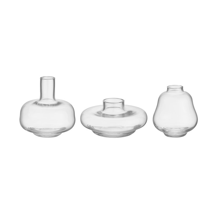 Kosta Boda Kappa vase set of 3