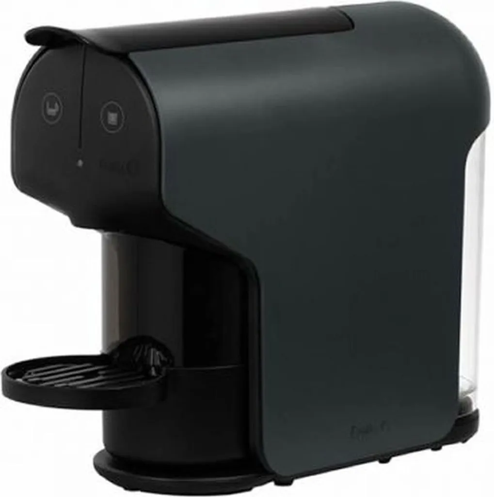 Delta Q QUICK 0.8L 1200W Black Capsule Coffee Machine for Countertop