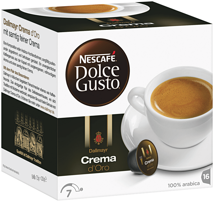 NESCAFE DOLCE GUSTO Kapseln "Dallmayr Crema d`Orro"