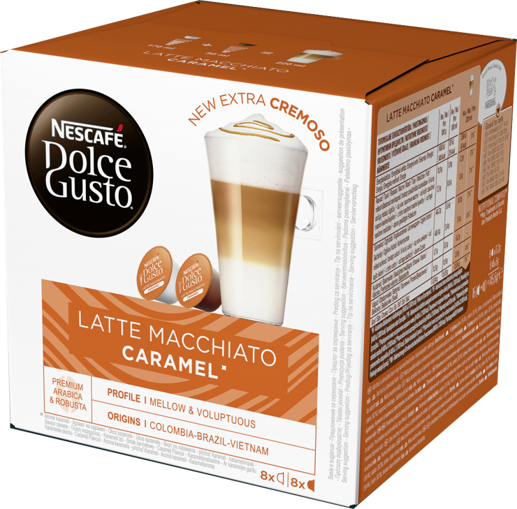 NESCAFE DOLCE GUSTO Kapseln "Latte Macchiato Caramel"