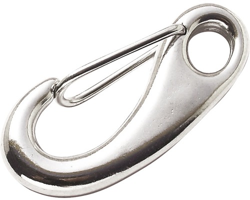 Pösamo Carabiner hook 50 mm stainless steel A4