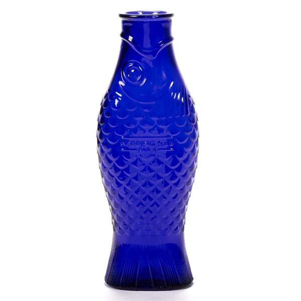 Carafe Fish Cobalt Blue by Serax