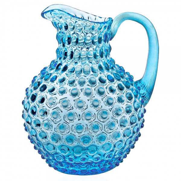 Carafe Hobnail Jug Azure (2000ml) Klimchi Studio