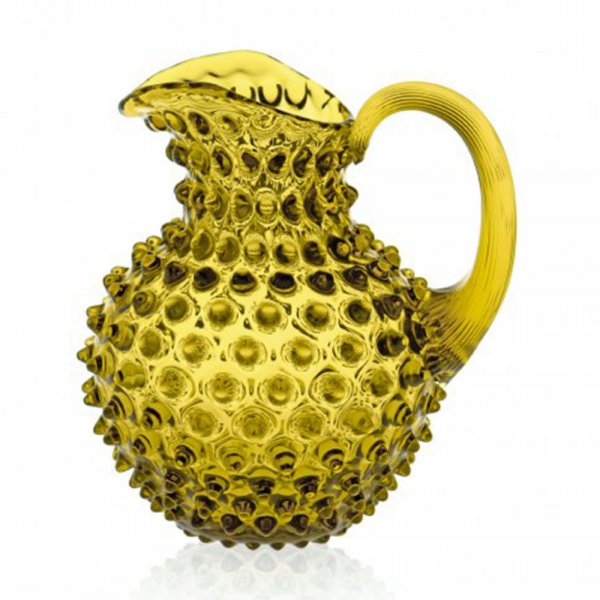 Carafe Hobnail Jug Bonsai Green 1000ml Klimchi Studio