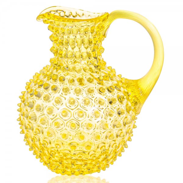 Hobnail Jug Citrine carafe (2000ml) by Klimchi Studio