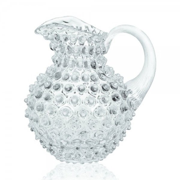 Hobnail Jug Clear carafe (1000ml) by Klimchi Studio