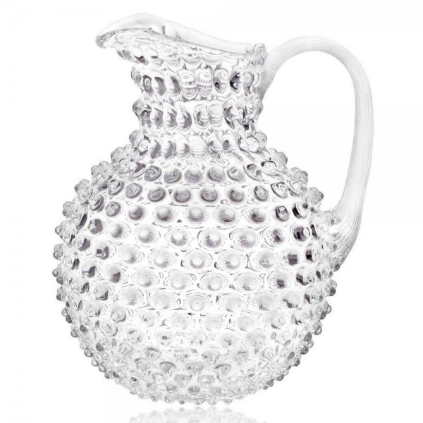 Hobnail Jug Clear carafe (2000ml) by Klimchi Studio