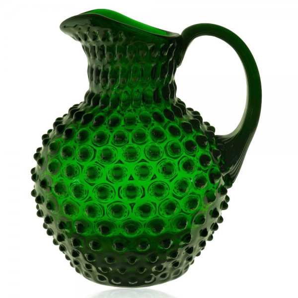 Hobnail Jug Dark Green (2000ml) Klimchi Studio
