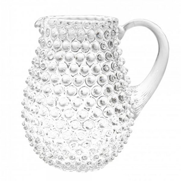 Hobnail Jug Drop Clear Carafe (1750ml) Klimchi Studio
